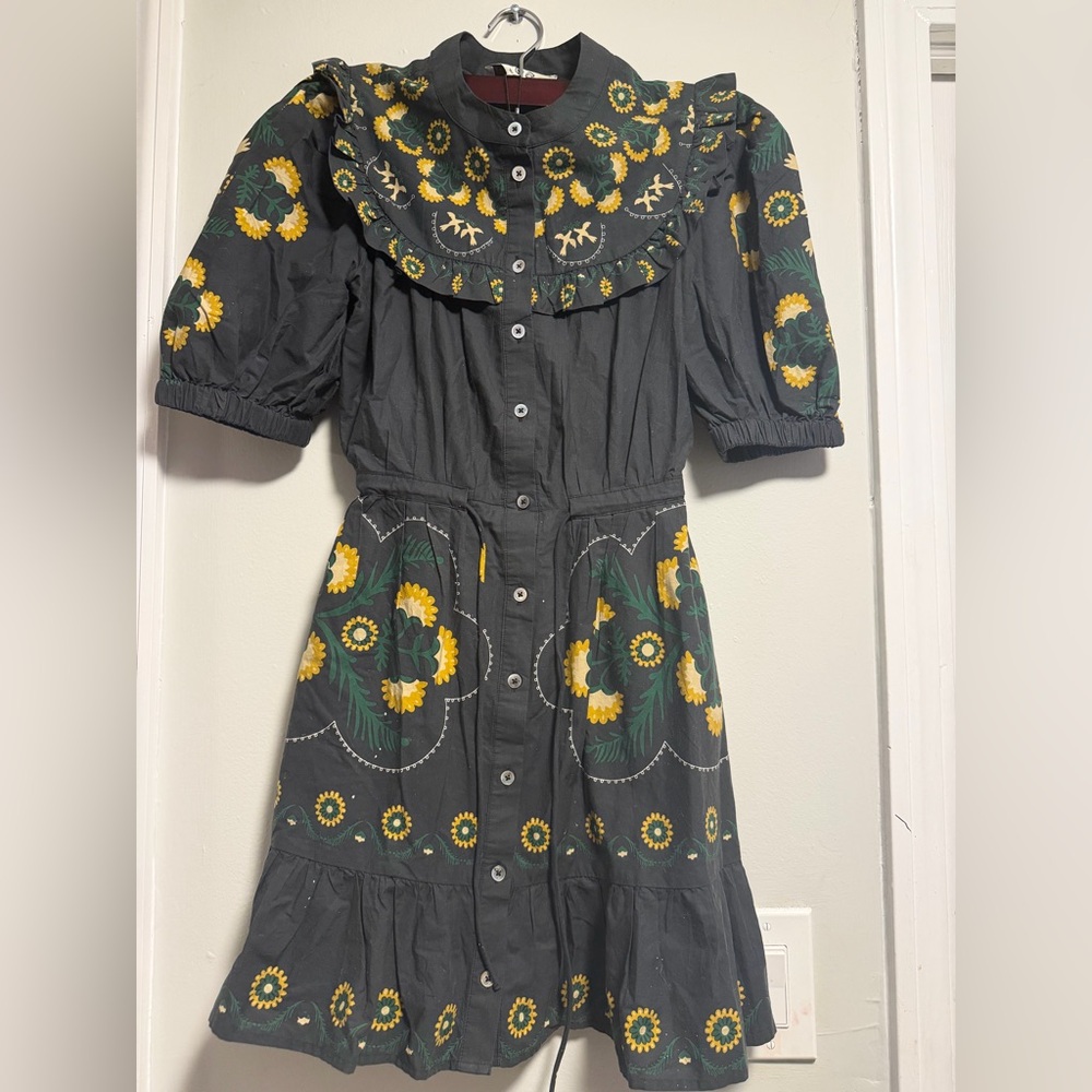 Sea New York Floral Print Puff Sleeve Dress – Size XXS (New With Tags) - Picture 2 of 4